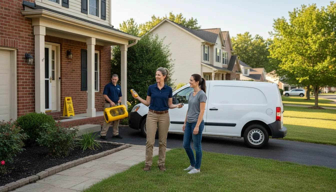 Water restoration image for Water Damage & Restoration Services in Sharpsburg, IA